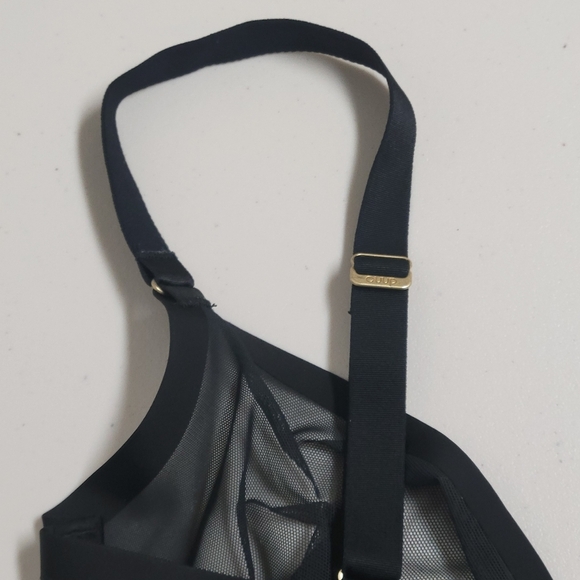 Cupp The Plunge Mesh Bra Size 34G In Black. - Picture 9 of 15